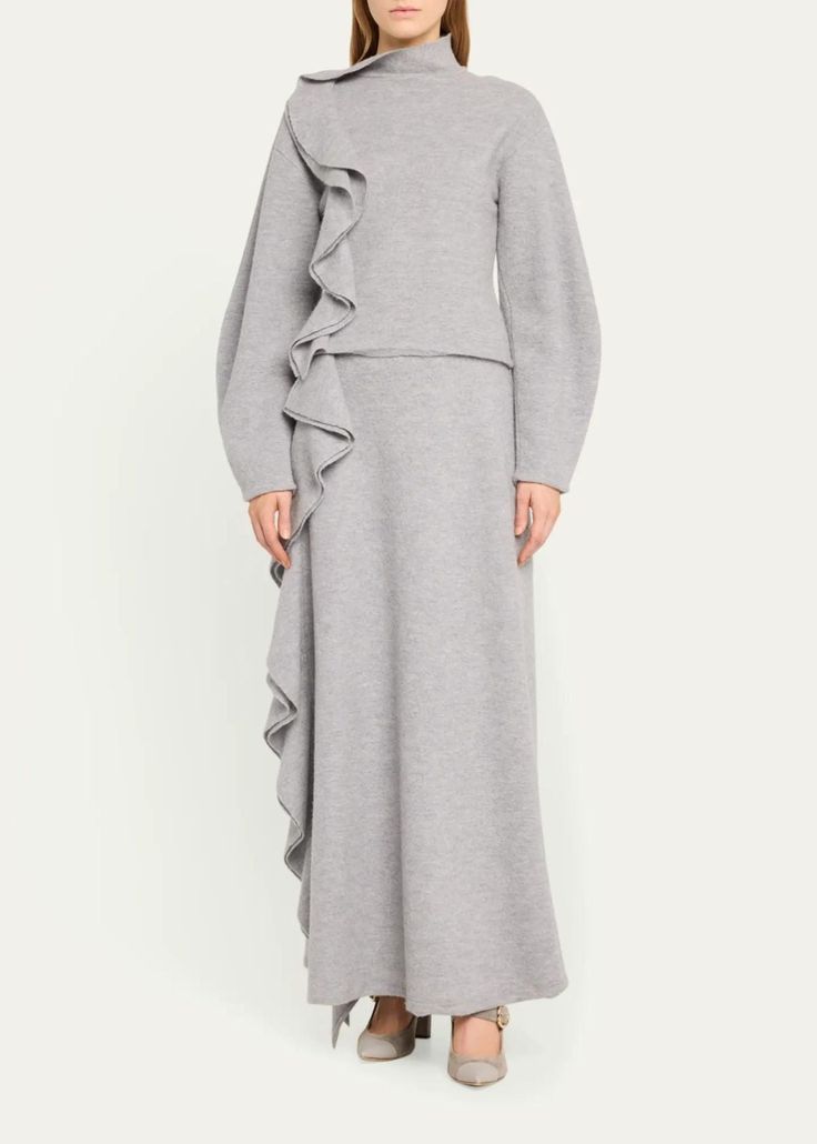 Ulla Johnson Mireya Skirt Heather Grey