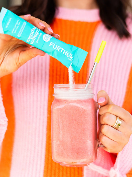 Further Food Unflavored Bovine Collagen Stick Packs - 12ct