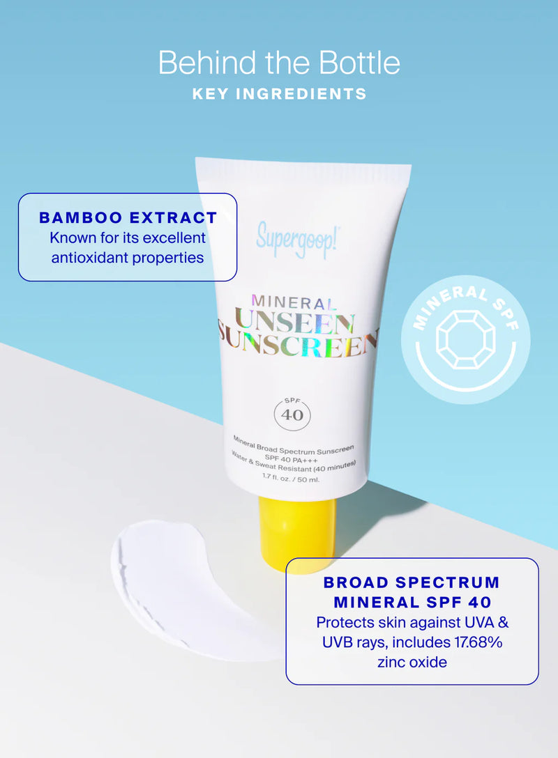 Supergoop! Mineral Unseen 40 - Unseen Reform