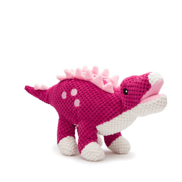 Fabdog Floppy Pink Stegosaurus Dinosaur