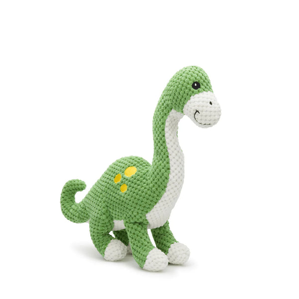 Fabdog Floppy Green Brontosaurus Dinosaur