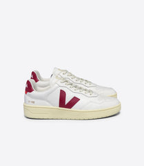 Veja Fair Trade V-90 O.T Leather Extra White Marsala