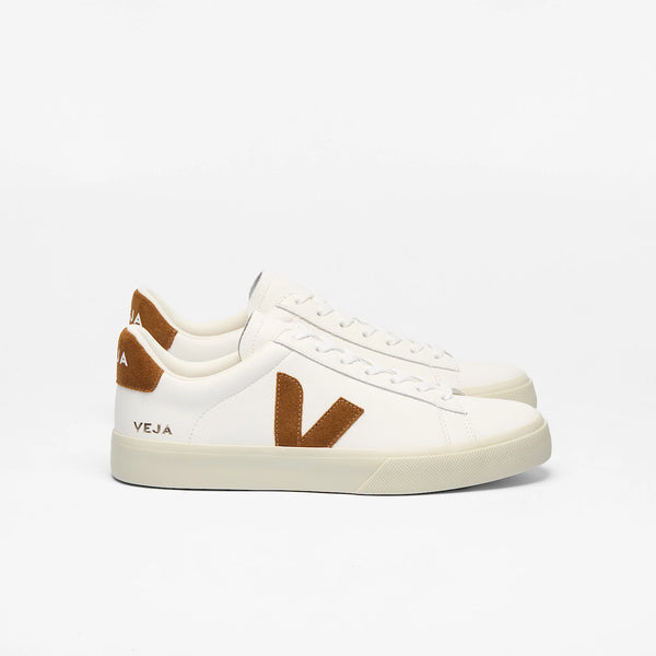 VEJA Campo Leather White_Cognac