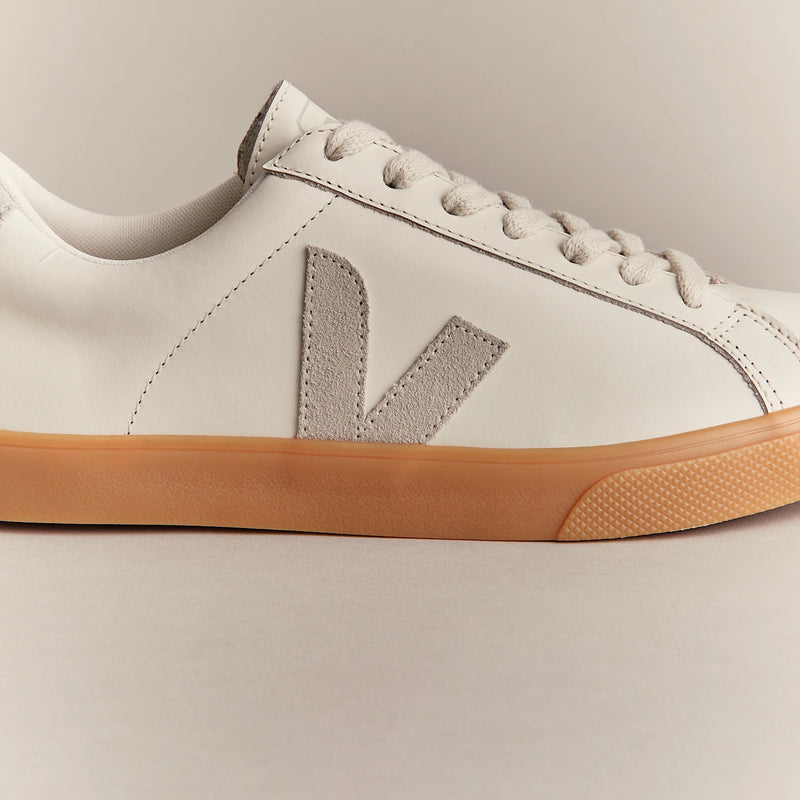 VEJA Esplar Logo Leather Pure_Natural
