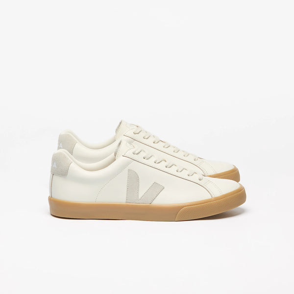 VEJA Esplar Logo Leather Pure_Natural