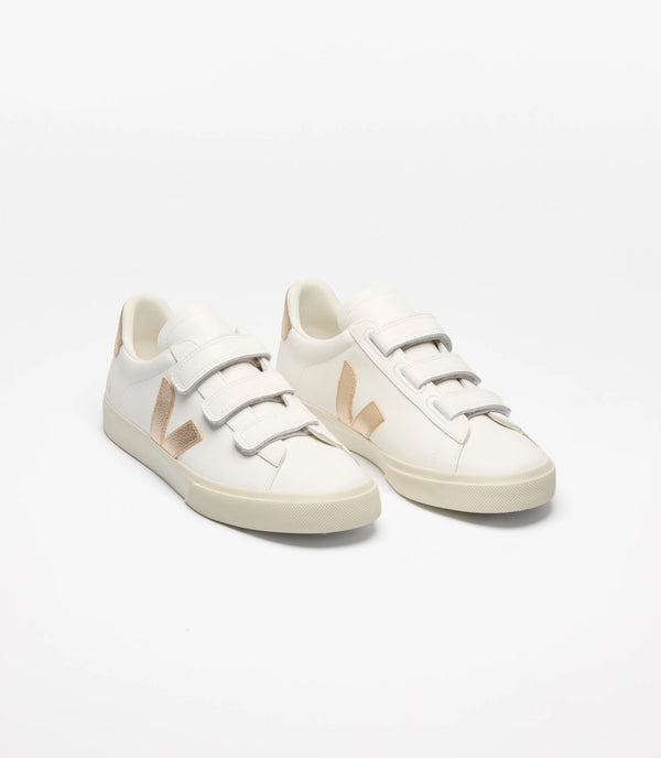 VEJA Recife Leather Ex-Wht_Platine