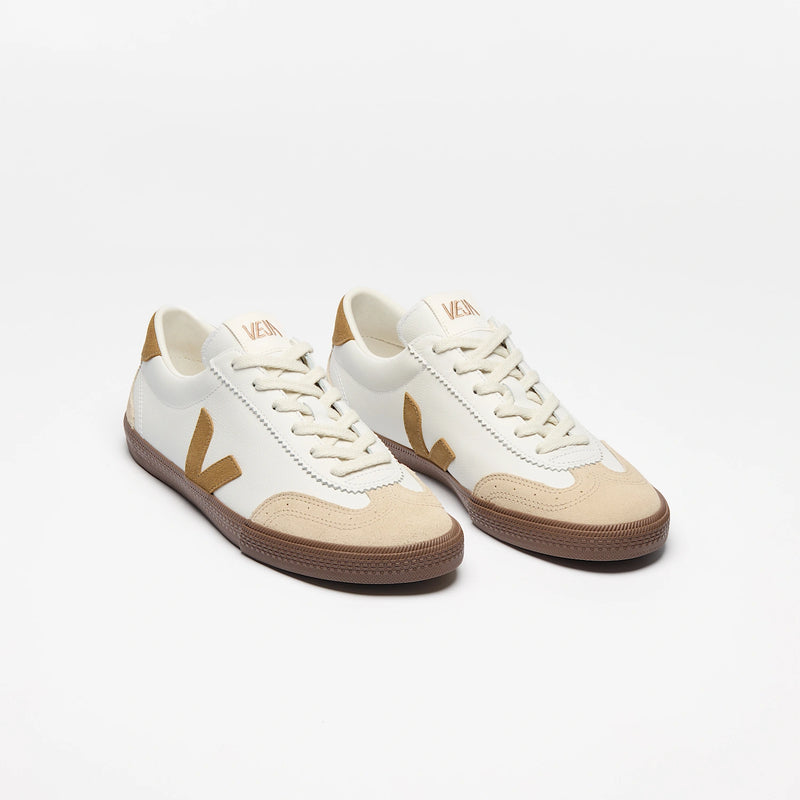 VEJA Volley O.T. Leath White_Tent_Bark