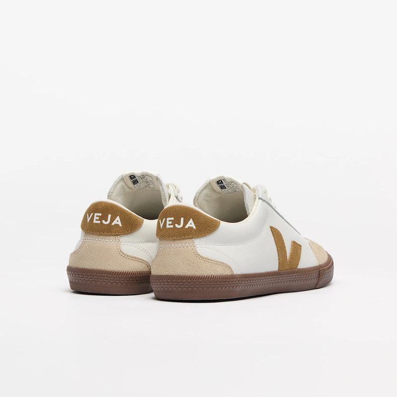 VEJA Volley O.T. Leath White_Tent_Bark