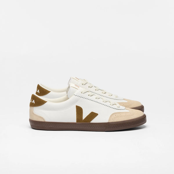 VEJA Volley O.T. Leath White_Tent_Bark