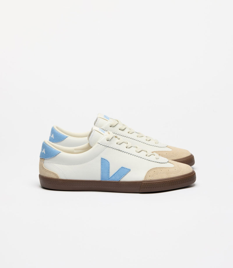 VEJA Volley O.T. Leather Whi Aqua Bark