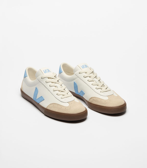 VEJA Volley O.T. Leather Whi Aqua Bark