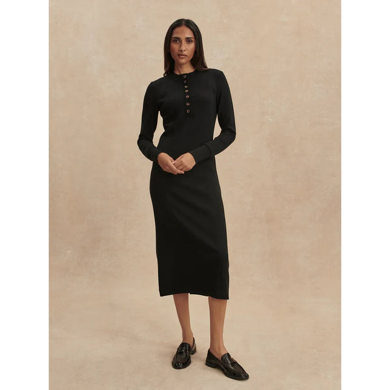 varley black dress Abriella Midi Size:XXL (Extra Plus) Black And White Formals The Rebecca zip RCT-Nicole-202535
