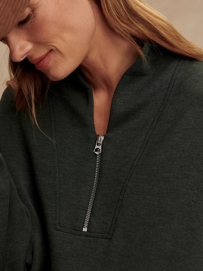 Varley Davidson Sweat - Olive Marl