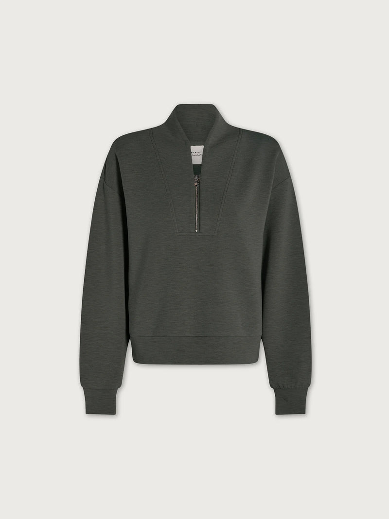 Varley Davidson Sweat - Olive Marl
