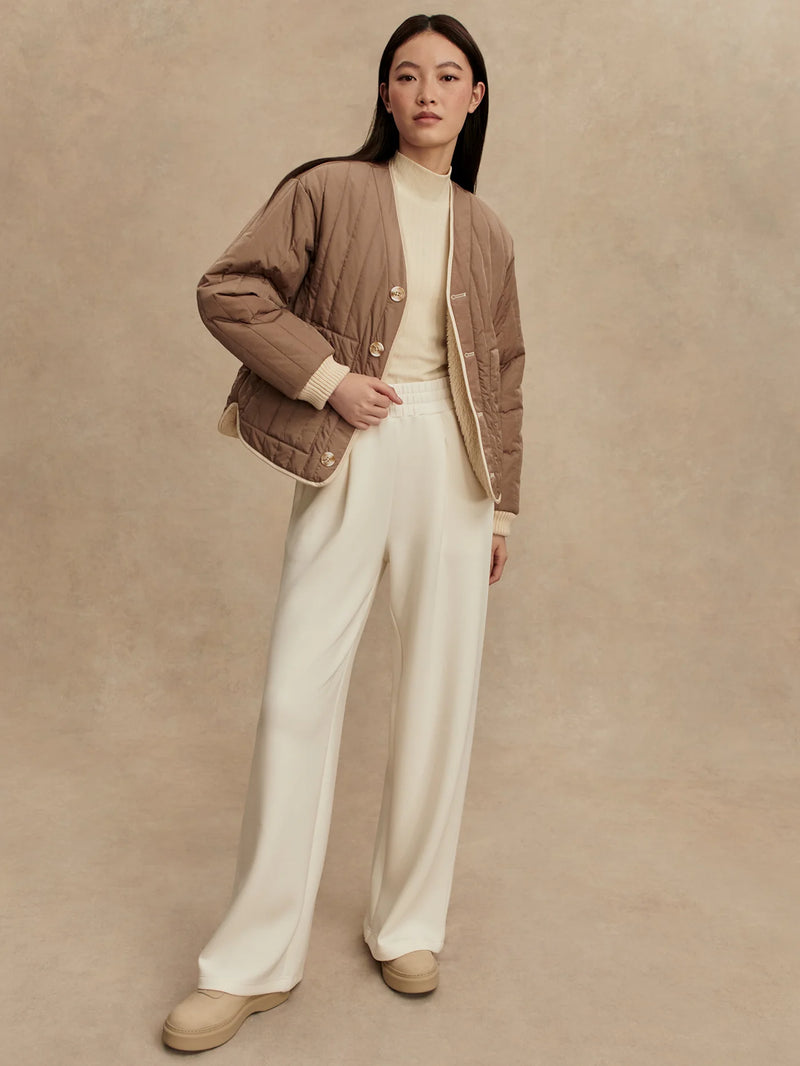 Varley Drew Reversible Jacket - Sandshell / Ash Taupe