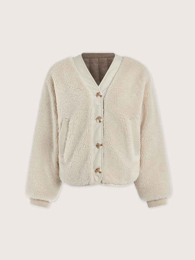 Varley Drew Reversible Jacket - Sandshell / Ash Taupe