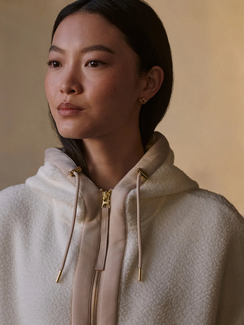 Varley Fey Relaxed Fleece - Egret