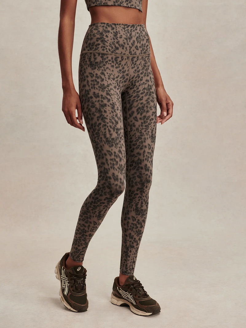 Varley Freesoft High Rise Legging 25 - Brown Contrast Cheetah