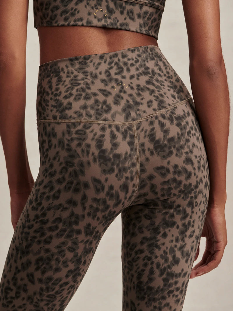 Varley Freesoft High Rise Legging 25 - Brown Contrast Cheetah