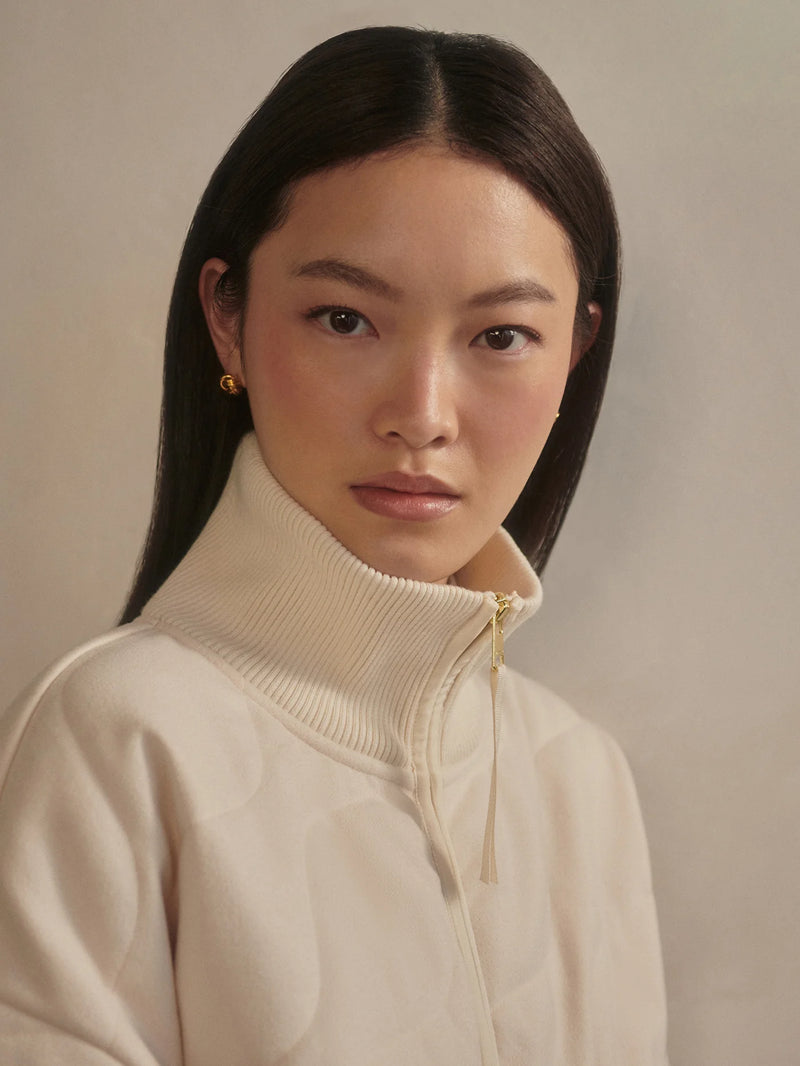 Varley Libby Plush Quilt Jacket - Ivory