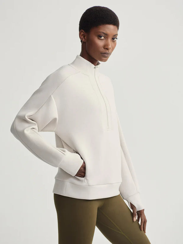 Varley Marissa Half Zip Midlayer  Rainy Day