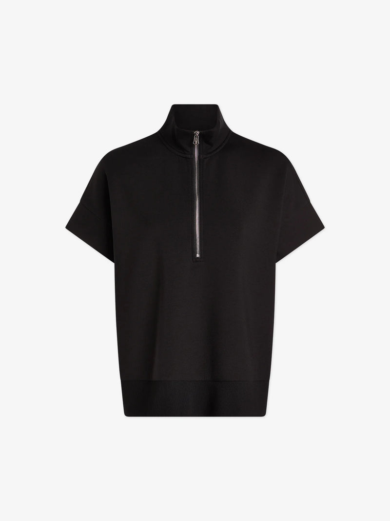 Varley Ritchie Short Sleeve Sweat - Black