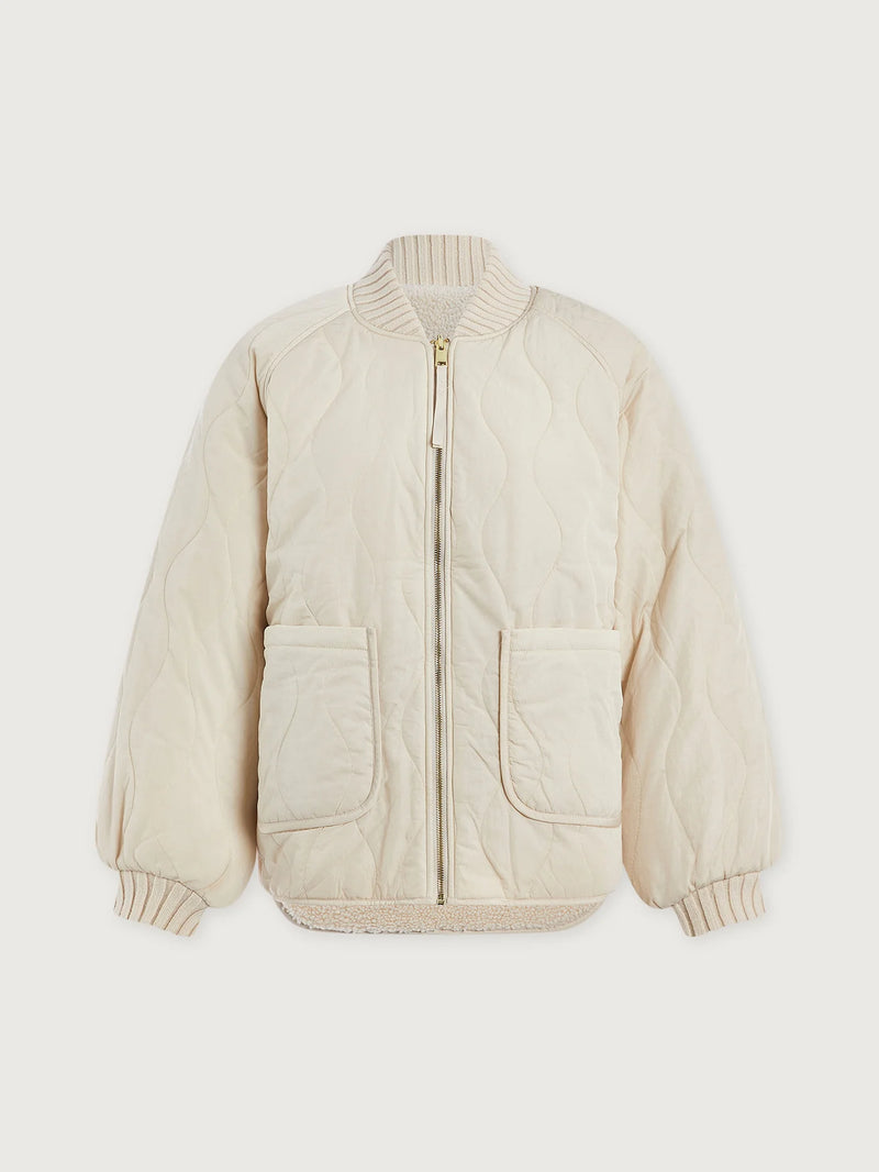 Varley Serina Reversible Quilt Jacket - Sandshell