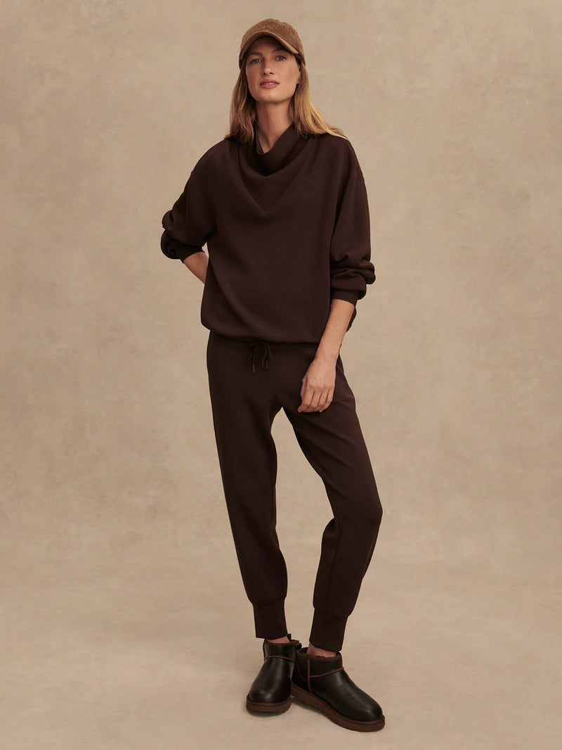 Varley The Slim Cuff Pant 25 - Coffee Bean