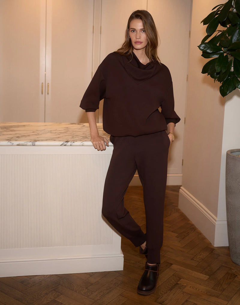 Varley The Slim Cuff Pant 27.5 - Coffee Bean