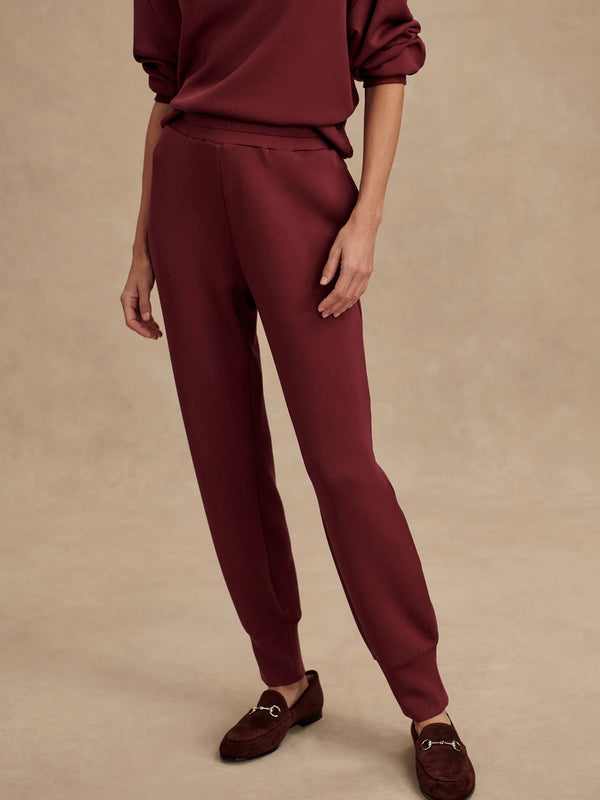 Varley The Slim Cuff Pant 27.5 - New Maroon
