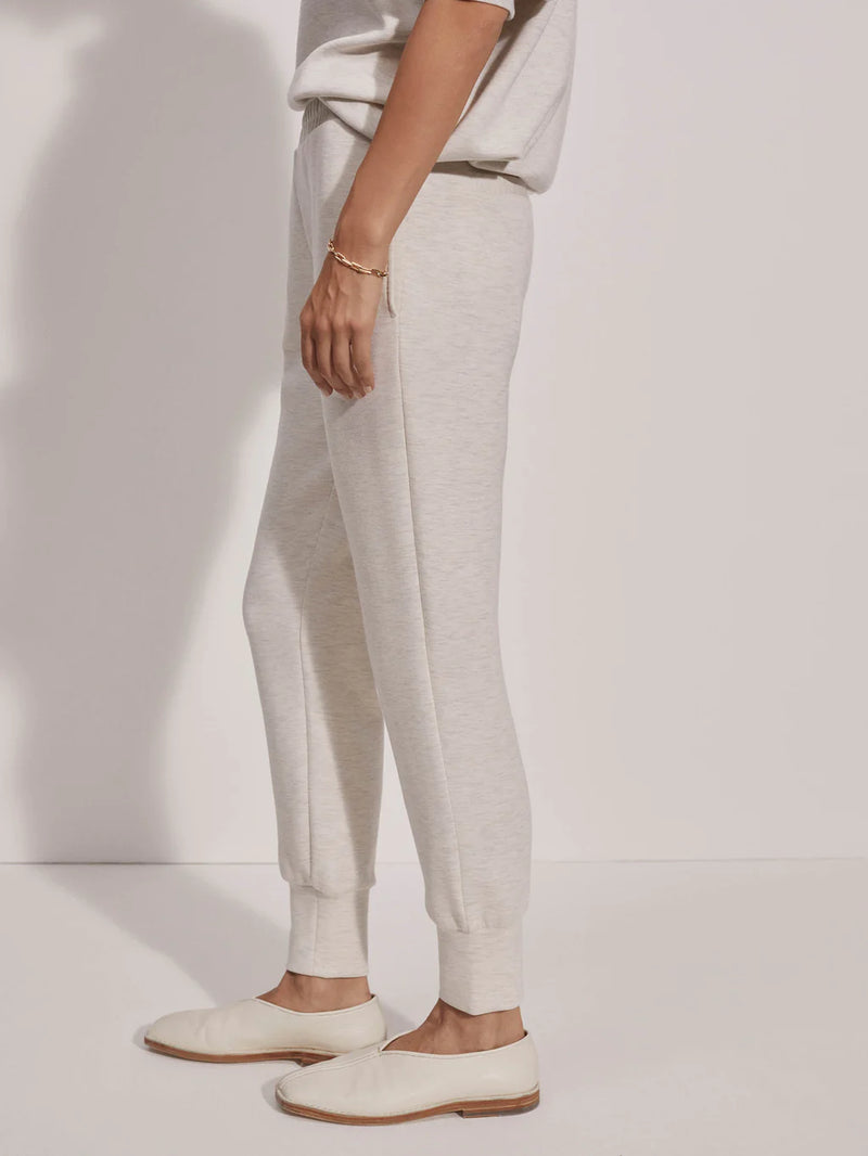 Varley The Slim Cuff Pant 27.5 Ivory Marl
