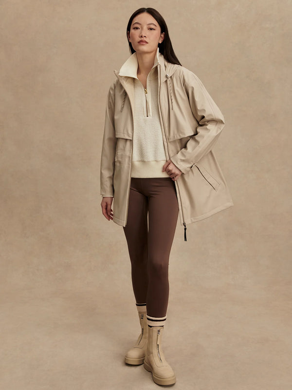 Varley Alyssa Rain Jacket - Silver Lining