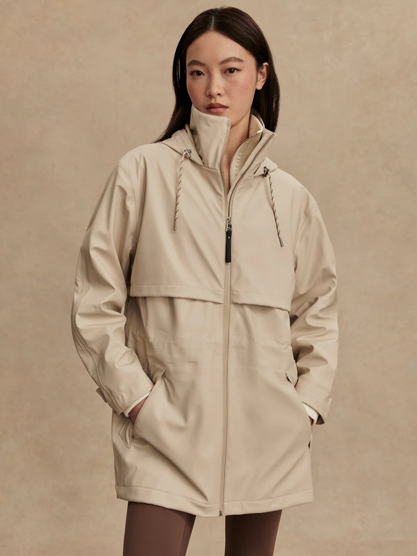 Varley Alyssa Rain Jacket - Silver Lining