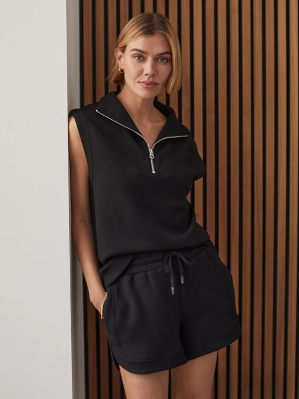 Varley Ollie High Rise Short 3.5 - Black