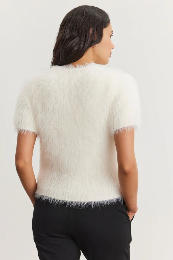 Velvet Eila Knit Top Milk