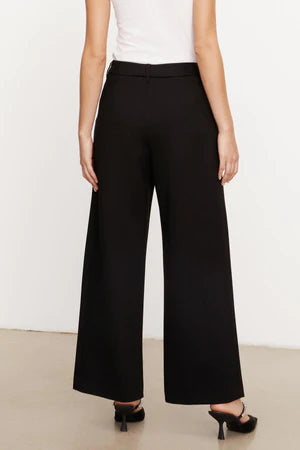 Velvet Leona Wide Leg Pant / Black