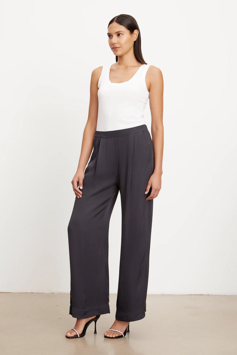 Velvet Livi Wide Leg Pant / Ash