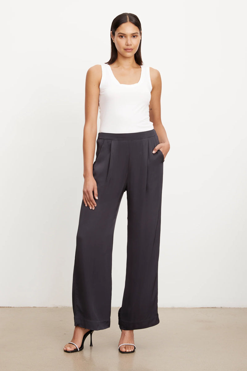 Velvet Livi Wide Leg Pant / Ash