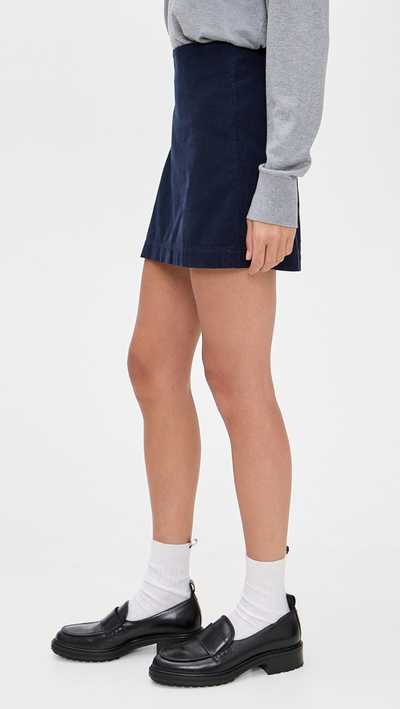 Velvet Liza Mini Skirt Night