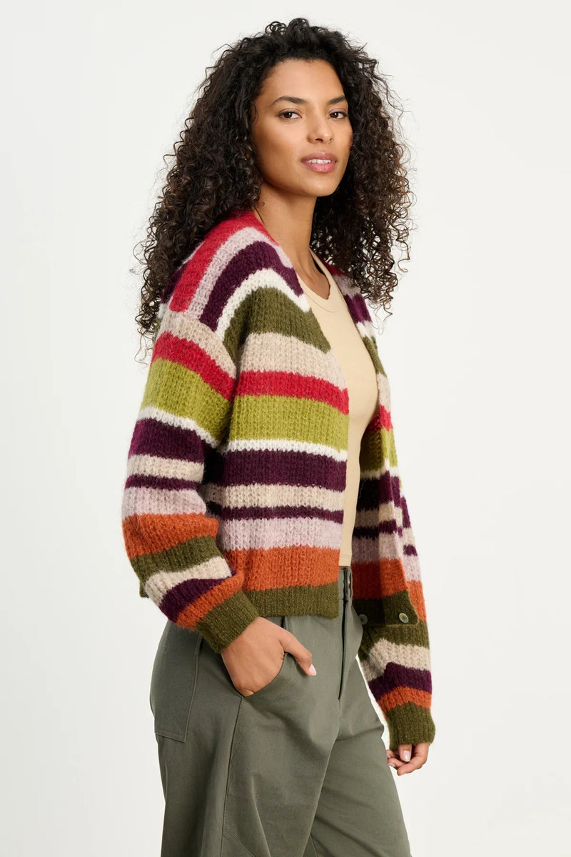 Velvet Ranya L/S Cardi Top / Multi