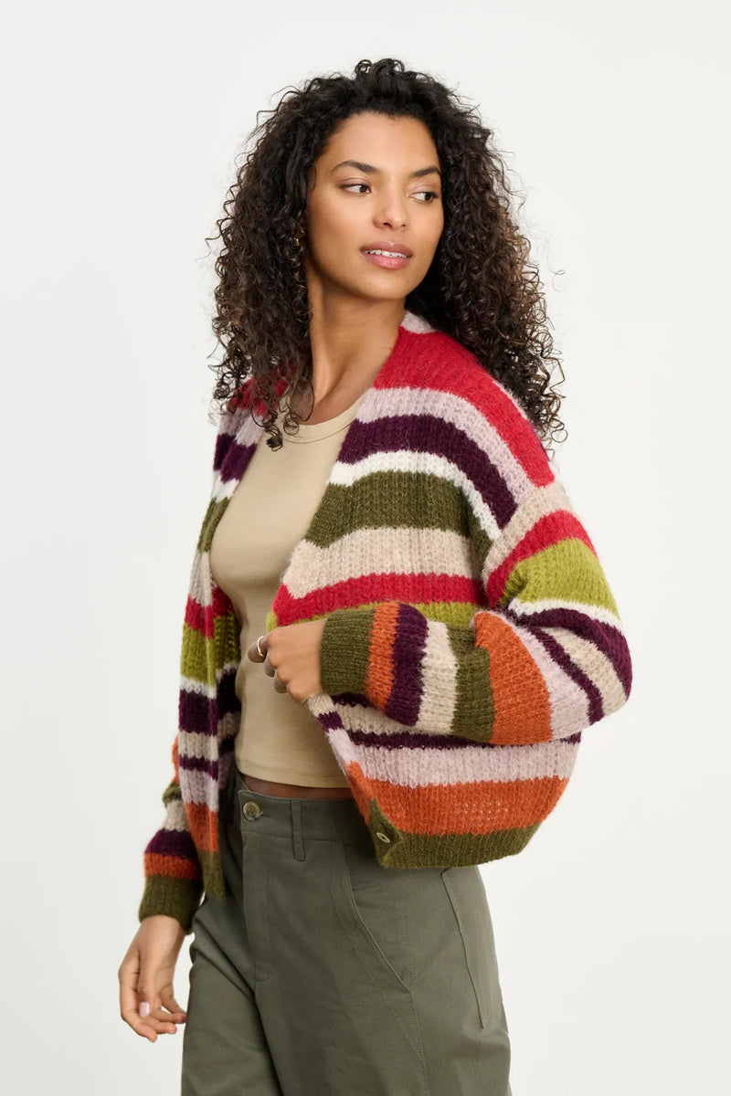 Velvet Ranya L/S Cardi Top / Multi