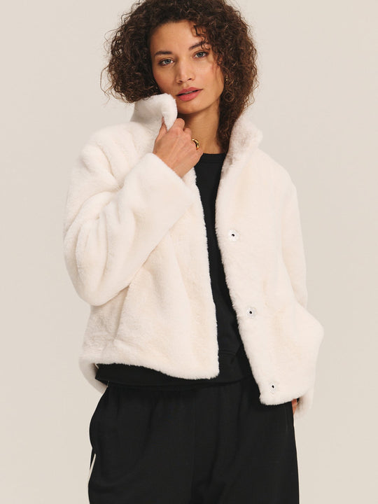 Velvet Sheena Longsleeve Faux Fur Jackets Winter