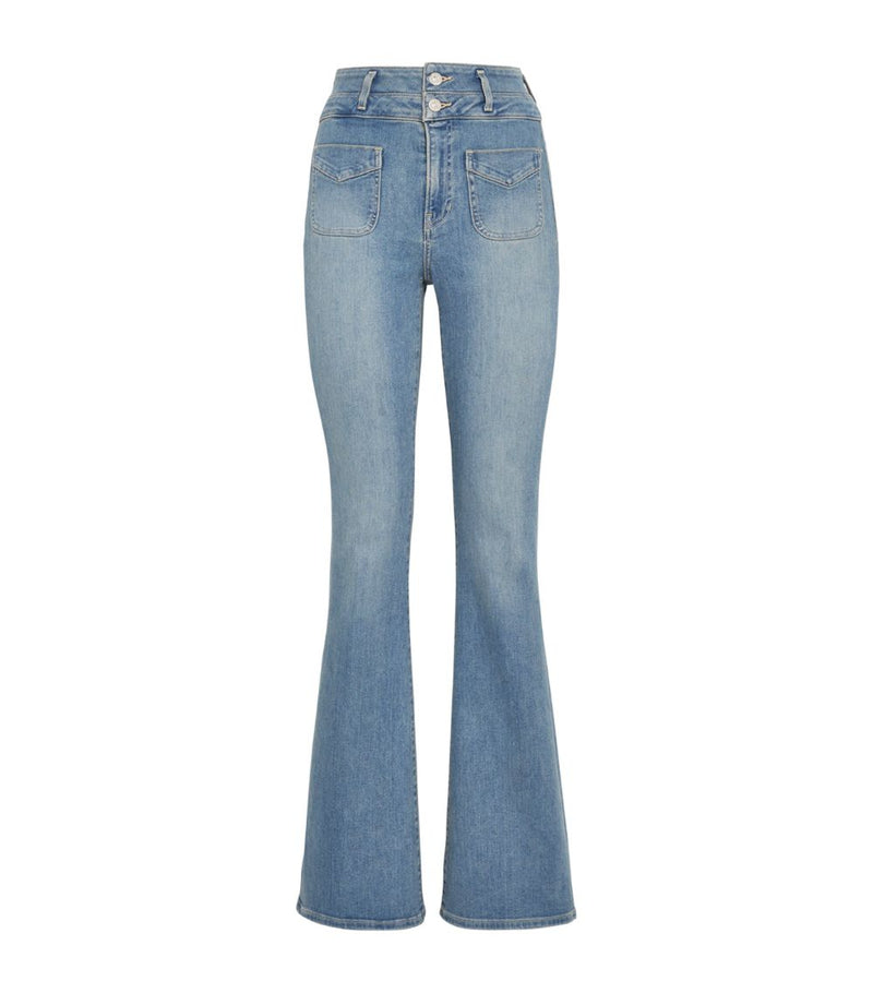 Veronica Beard Beverly High Rise Skinny Flare Wanderer