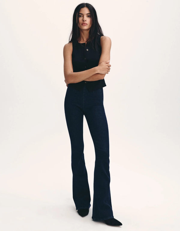 Veronica Beard Beverly Off-Duty High Rise Ski Oxford