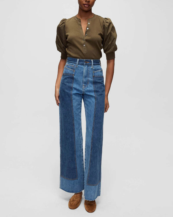 Veronica Beard Coralee Top Cypress