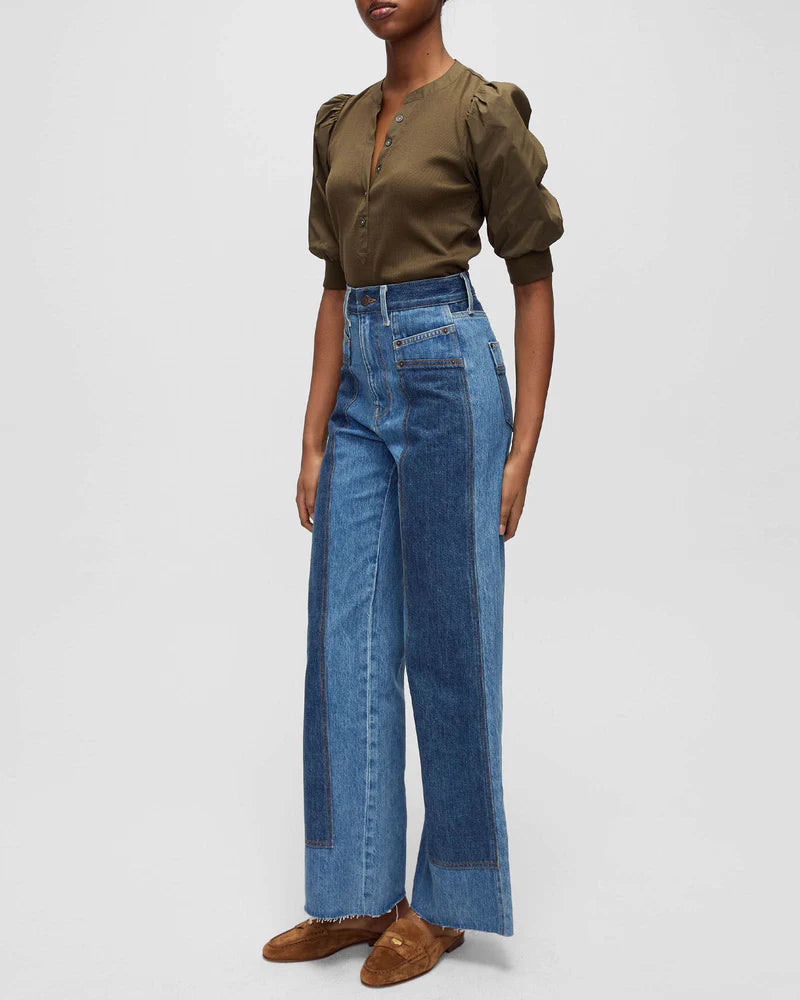 Veronica Beard Coralee Top Cypress