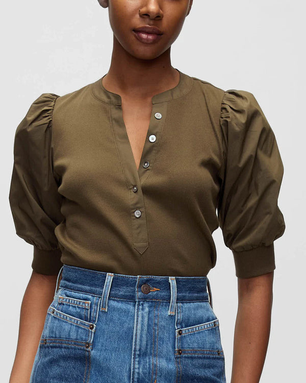 Veronica Beard Coralee Top Cypress
