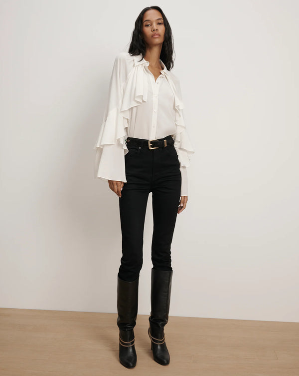 Veronica Beard Demaris Blouse Dove