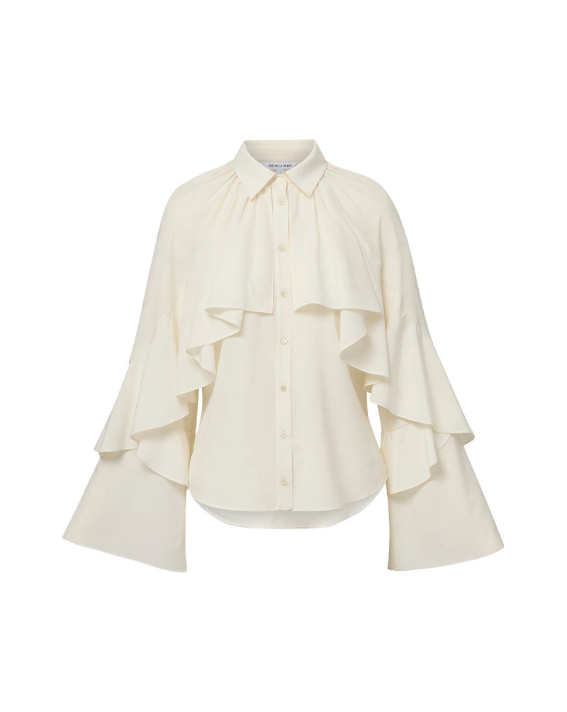 Veronica Beard Demaris Blouse Dove