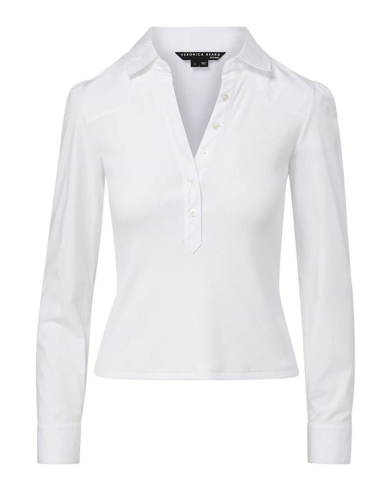 Veronica Beard Hania Top White